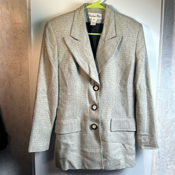 Christian Dior‎ 3 button blazer sz 6 - Picture 1 of 3